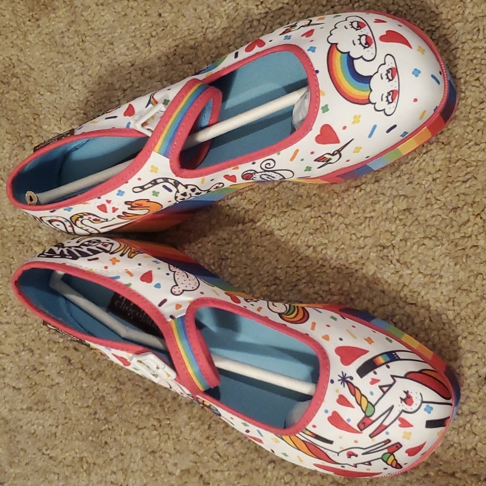 Platforms, Hot chocolate design Mary Jane platforms